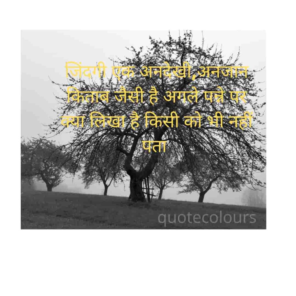 jindagi ek andekhi anjan kitab Sad Quotes in Hindi