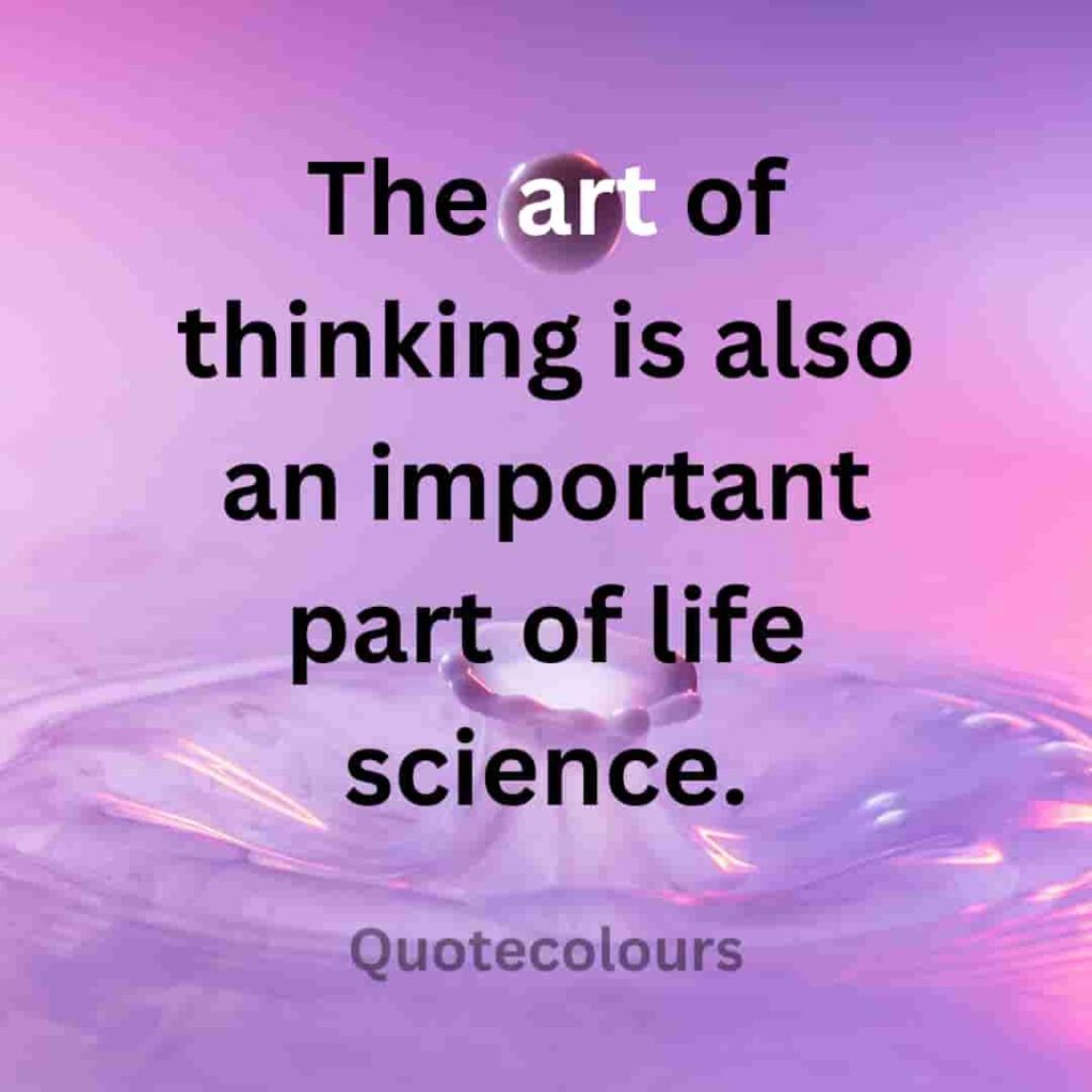 The art of thinking is also an important quotes about spirituaity